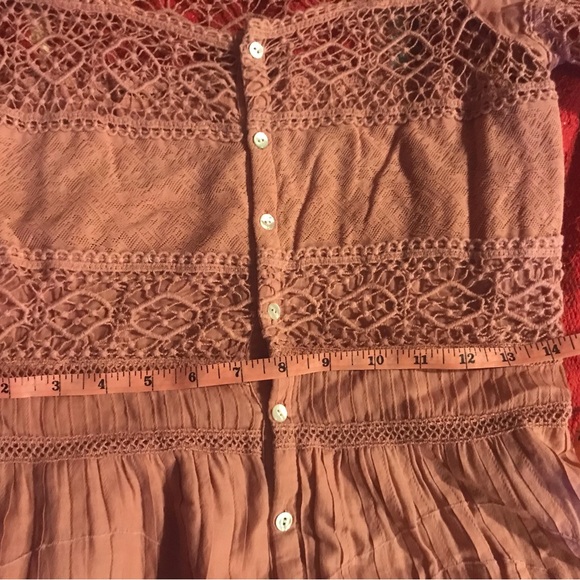 Free People Pink Lace Maxi Dress - Picture 6 of 6